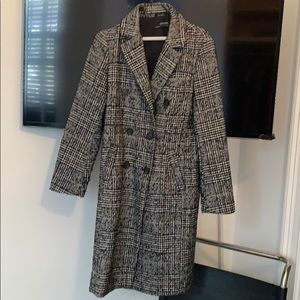 Zara checked coat